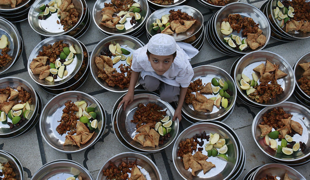 Little Kid Preparing Iftar in Pakistan